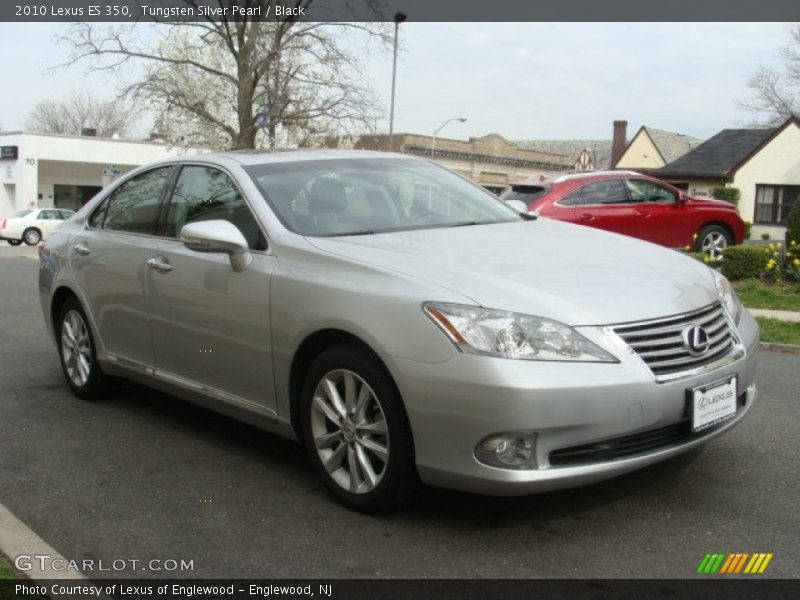 Tungsten Silver Pearl / Black 2010 Lexus ES 350