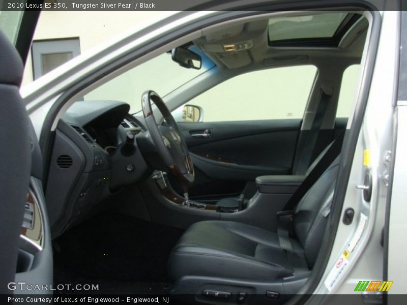 Tungsten Silver Pearl / Black 2010 Lexus ES 350