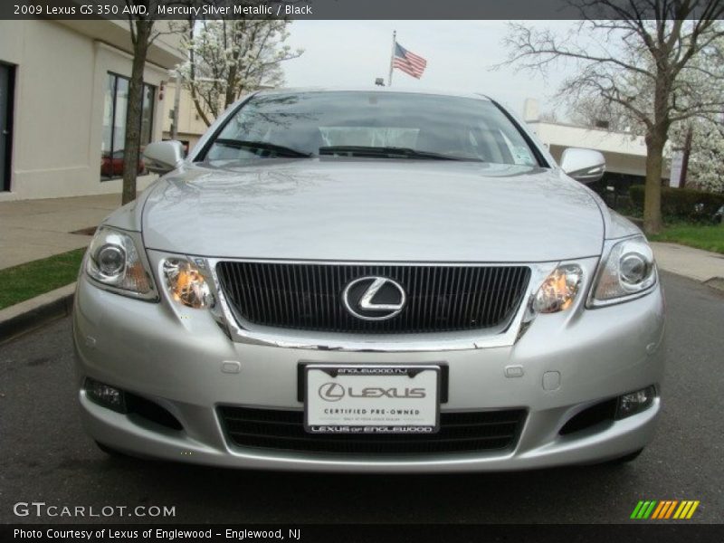 Mercury Silver Metallic / Black 2009 Lexus GS 350 AWD