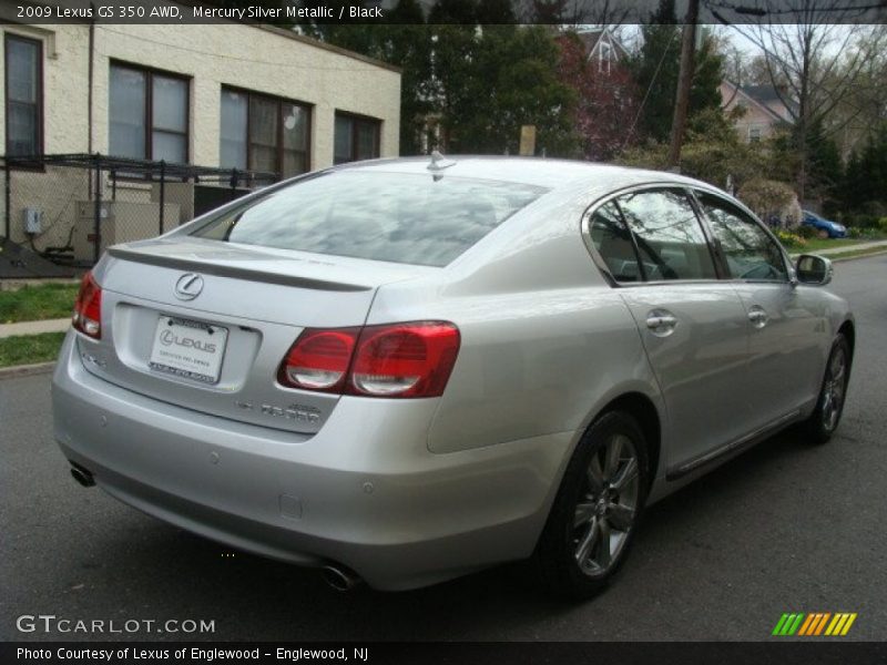 Mercury Silver Metallic / Black 2009 Lexus GS 350 AWD