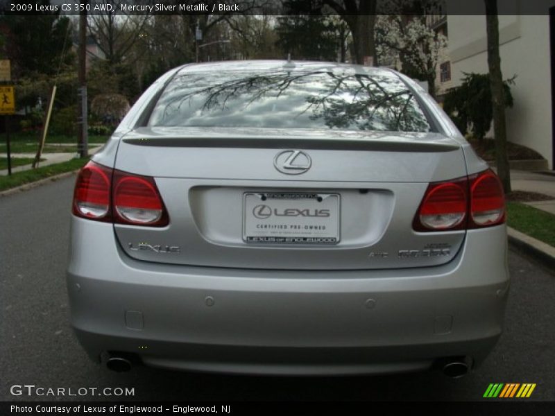 Mercury Silver Metallic / Black 2009 Lexus GS 350 AWD