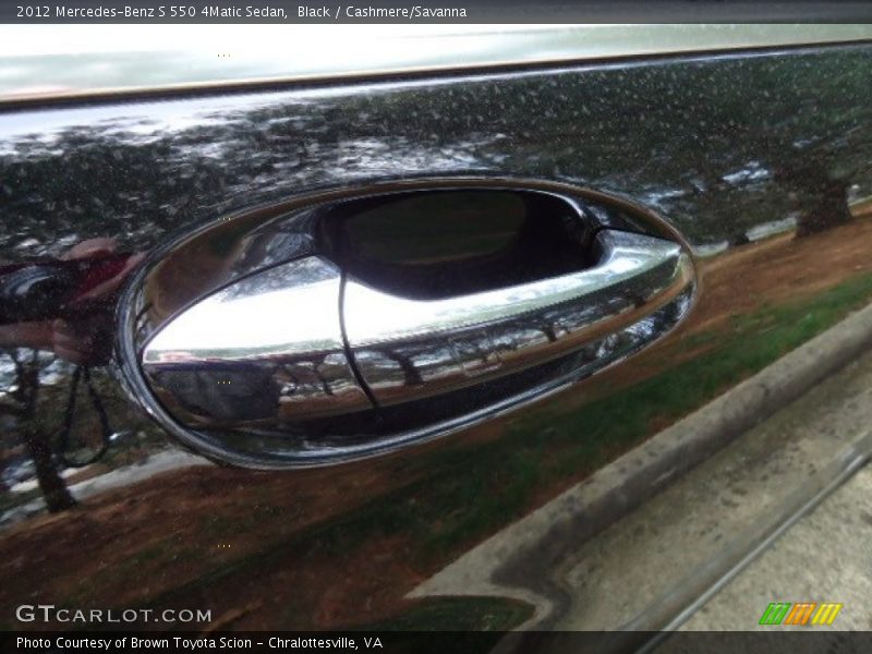Black / Cashmere/Savanna 2012 Mercedes-Benz S 550 4Matic Sedan