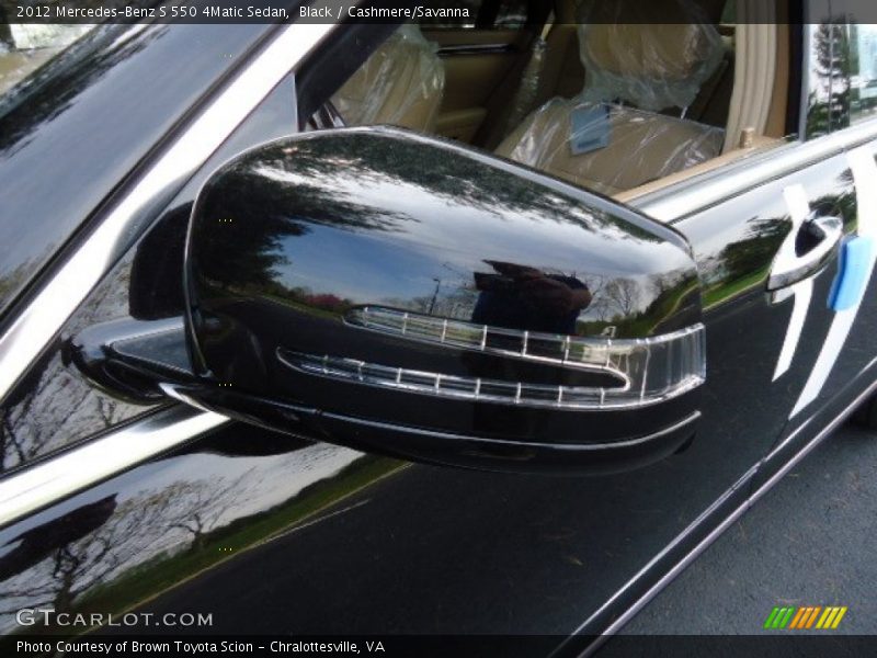 Black / Cashmere/Savanna 2012 Mercedes-Benz S 550 4Matic Sedan