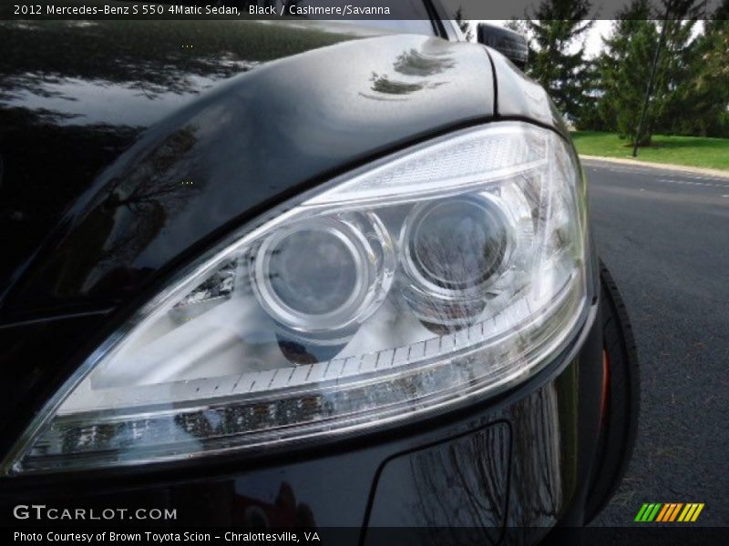 Black / Cashmere/Savanna 2012 Mercedes-Benz S 550 4Matic Sedan