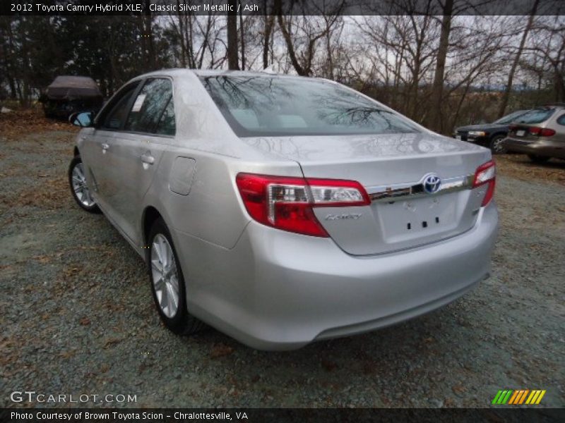 Classic Silver Metallic / Ash 2012 Toyota Camry Hybrid XLE