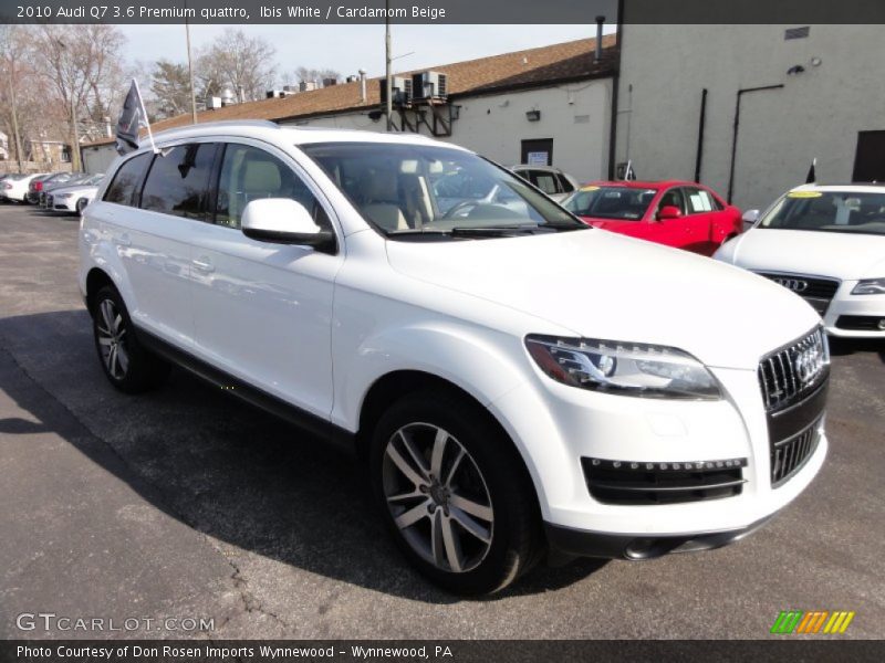Ibis White / Cardamom Beige 2010 Audi Q7 3.6 Premium quattro