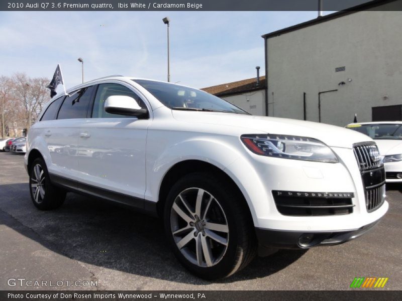 Ibis White / Cardamom Beige 2010 Audi Q7 3.6 Premium quattro