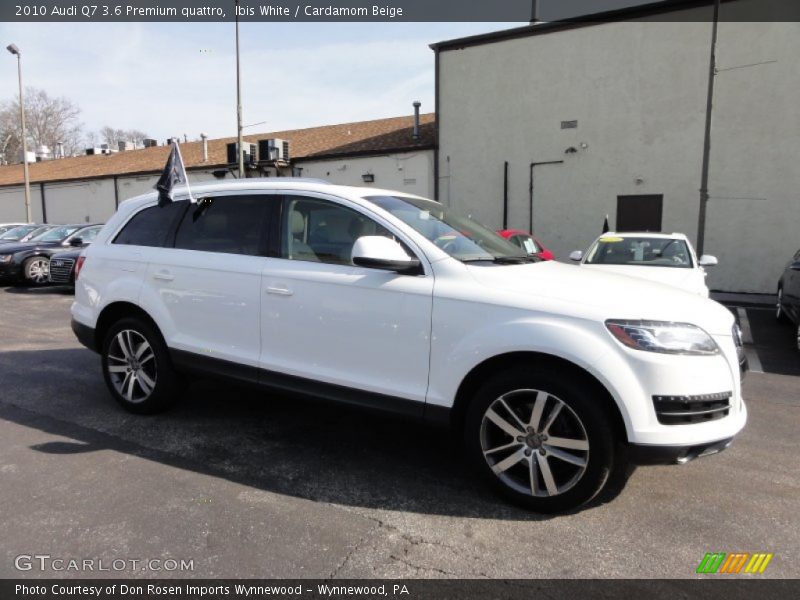 Ibis White / Cardamom Beige 2010 Audi Q7 3.6 Premium quattro