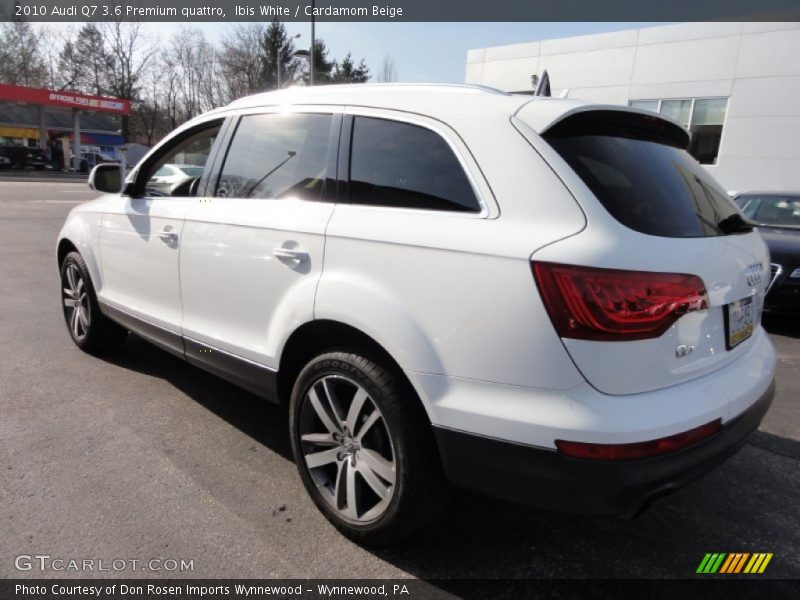 Ibis White / Cardamom Beige 2010 Audi Q7 3.6 Premium quattro
