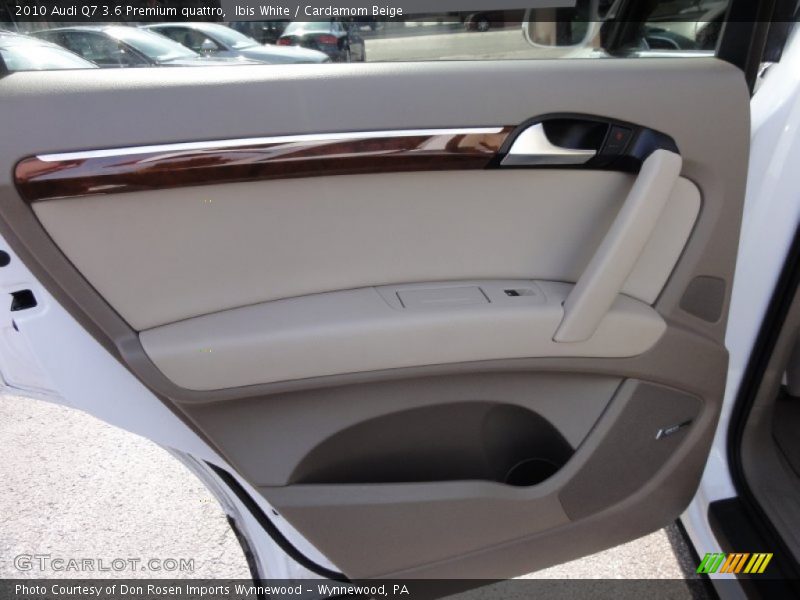 Ibis White / Cardamom Beige 2010 Audi Q7 3.6 Premium quattro