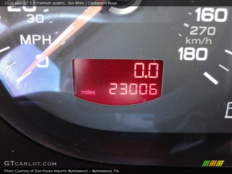 Ibis White / Cardamom Beige 2010 Audi Q7 3.6 Premium quattro