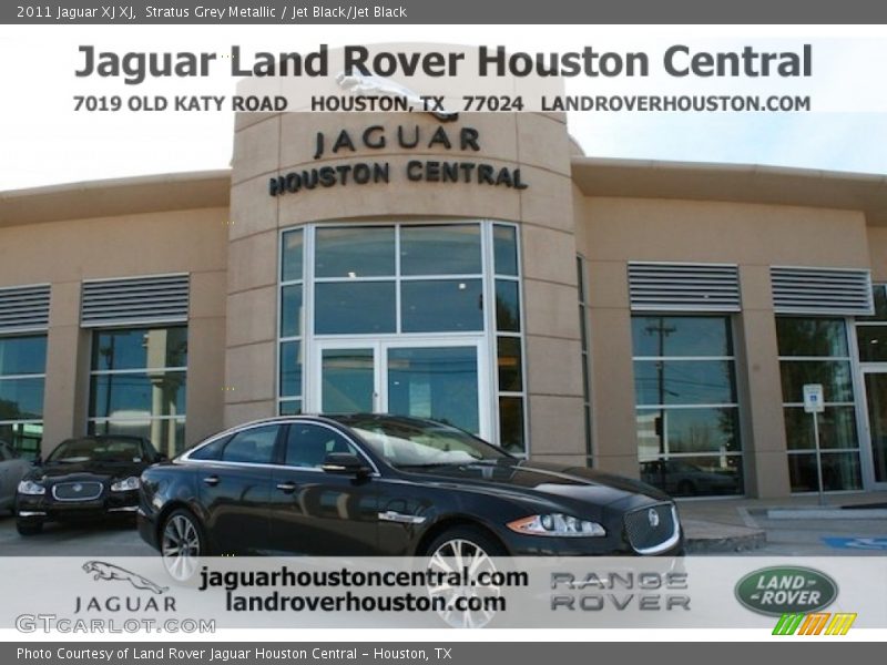 Stratus Grey Metallic / Jet Black/Jet Black 2011 Jaguar XJ XJ