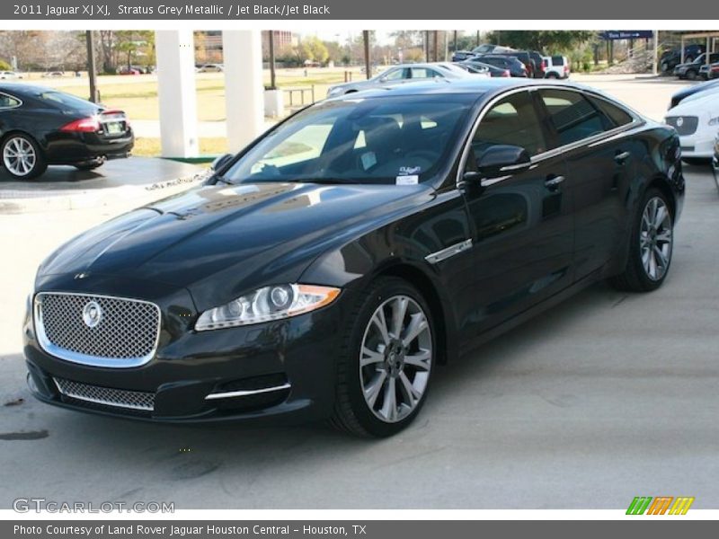 Stratus Grey Metallic / Jet Black/Jet Black 2011 Jaguar XJ XJ