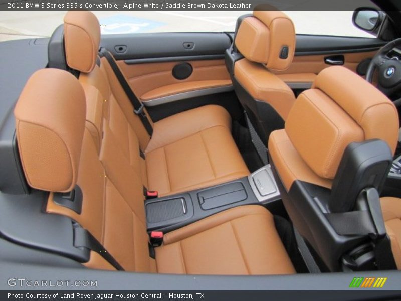 Alpine White / Saddle Brown Dakota Leather 2011 BMW 3 Series 335is Convertible