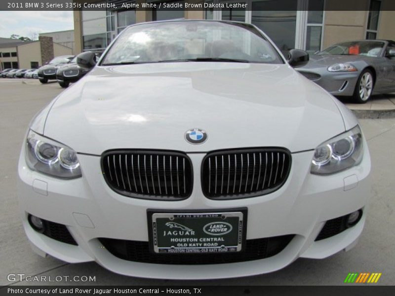 Alpine White / Saddle Brown Dakota Leather 2011 BMW 3 Series 335is Convertible