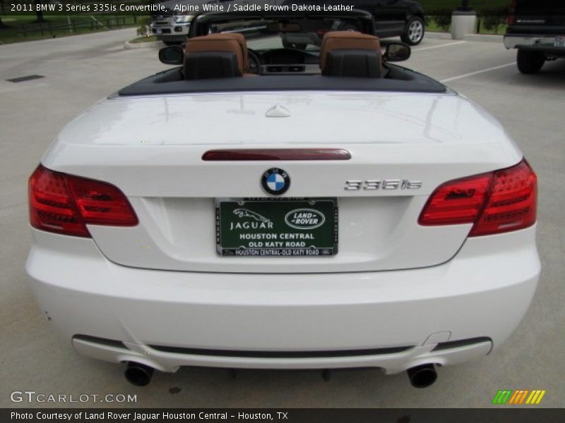 Alpine White / Saddle Brown Dakota Leather 2011 BMW 3 Series 335is Convertible