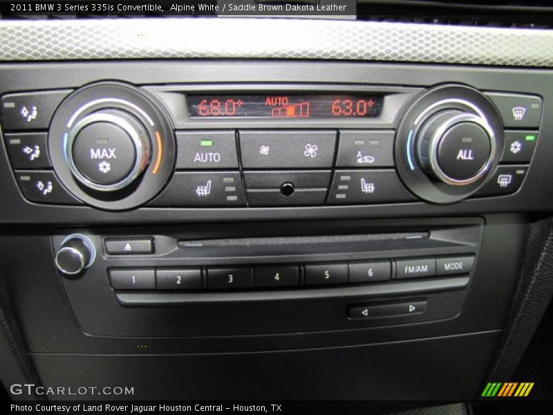 Alpine White / Saddle Brown Dakota Leather 2011 BMW 3 Series 335is Convertible