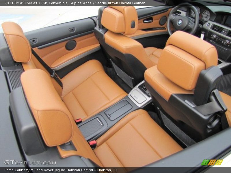 Alpine White / Saddle Brown Dakota Leather 2011 BMW 3 Series 335is Convertible