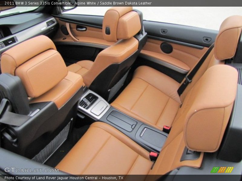 Alpine White / Saddle Brown Dakota Leather 2011 BMW 3 Series 335is Convertible