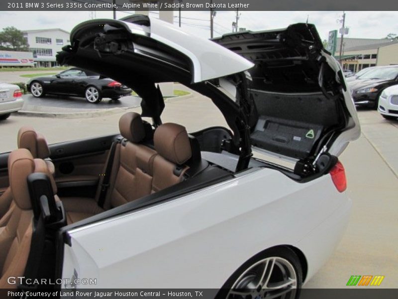 Alpine White / Saddle Brown Dakota Leather 2011 BMW 3 Series 335is Convertible