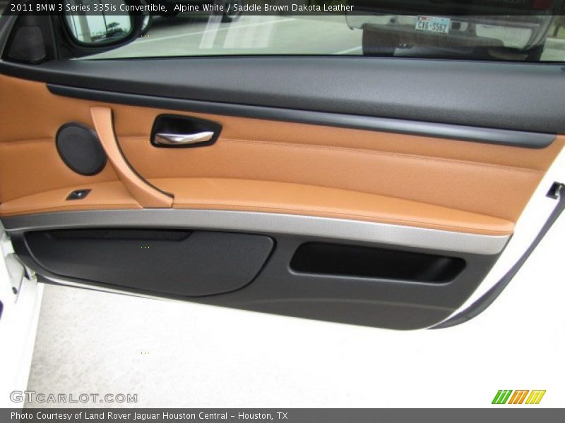 Alpine White / Saddle Brown Dakota Leather 2011 BMW 3 Series 335is Convertible