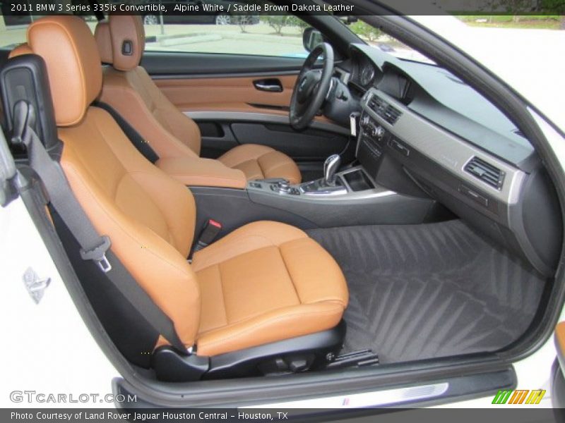 Alpine White / Saddle Brown Dakota Leather 2011 BMW 3 Series 335is Convertible