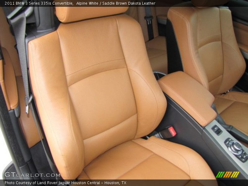 Alpine White / Saddle Brown Dakota Leather 2011 BMW 3 Series 335is Convertible