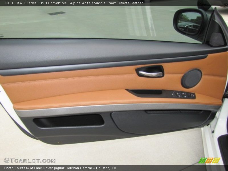 Alpine White / Saddle Brown Dakota Leather 2011 BMW 3 Series 335is Convertible