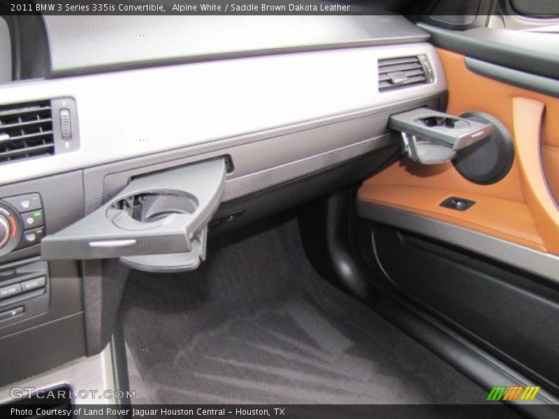Alpine White / Saddle Brown Dakota Leather 2011 BMW 3 Series 335is Convertible