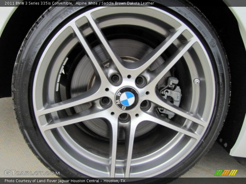 Alpine White / Saddle Brown Dakota Leather 2011 BMW 3 Series 335is Convertible