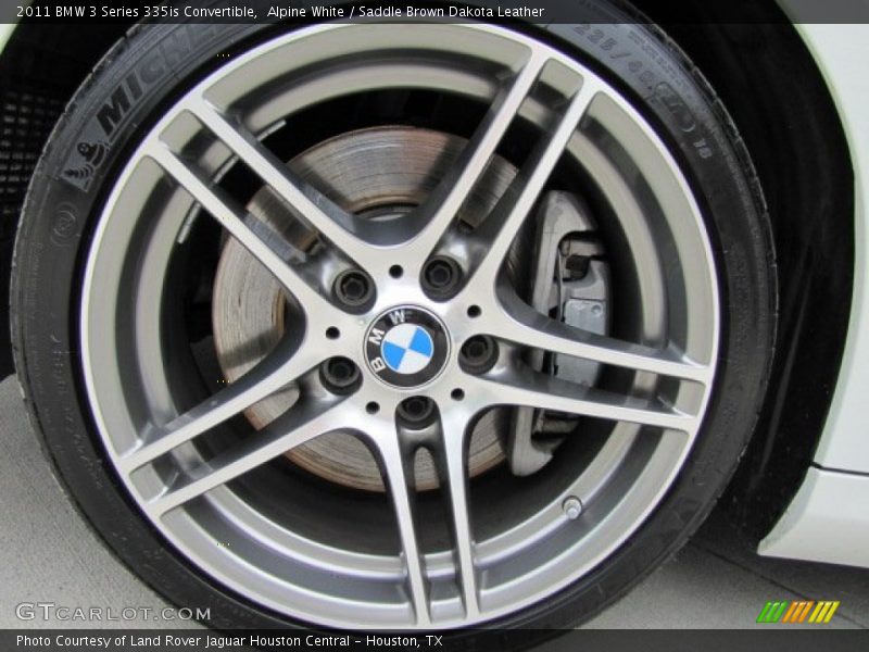 Alpine White / Saddle Brown Dakota Leather 2011 BMW 3 Series 335is Convertible