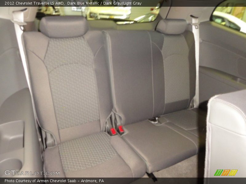Dark Blue Metallic / Dark Gray/Light Gray 2012 Chevrolet Traverse LS AWD