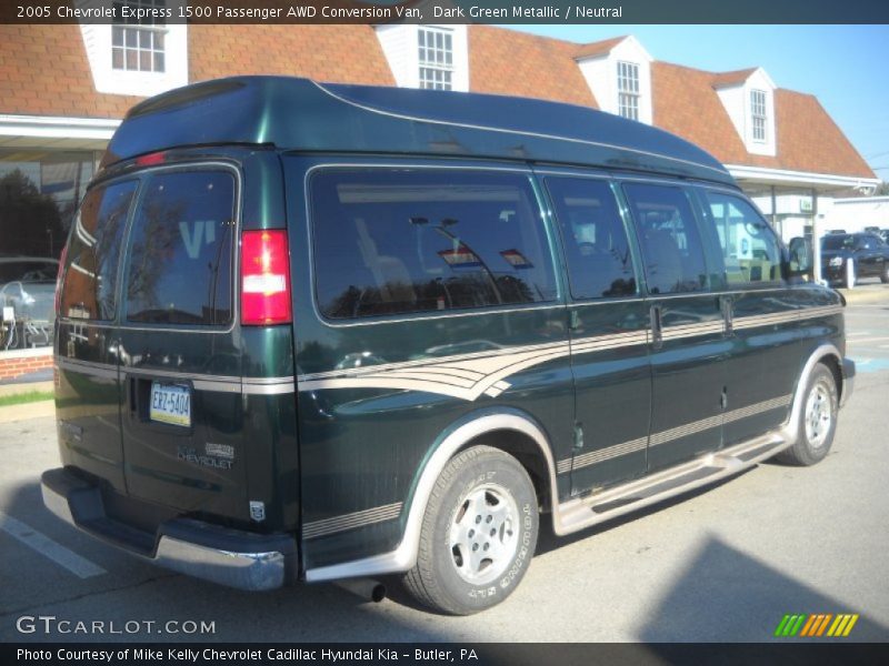 Dark Green Metallic / Neutral 2005 Chevrolet Express 1500 Passenger AWD Conversion Van