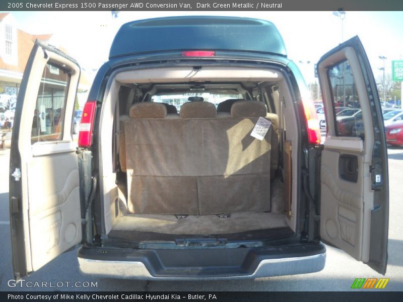 Dark Green Metallic / Neutral 2005 Chevrolet Express 1500 Passenger AWD Conversion Van