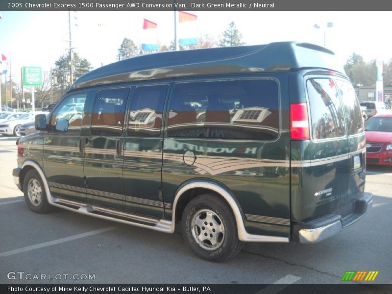 Dark Green Metallic / Neutral 2005 Chevrolet Express 1500 Passenger AWD Conversion Van