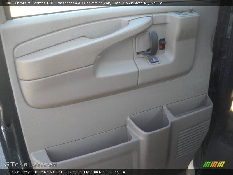 Dark Green Metallic / Neutral 2005 Chevrolet Express 1500 Passenger AWD Conversion Van