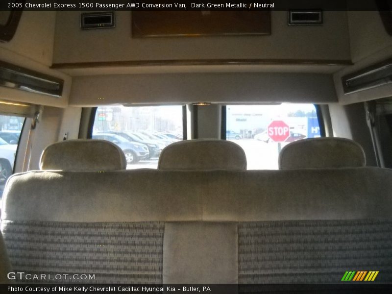 Dark Green Metallic / Neutral 2005 Chevrolet Express 1500 Passenger AWD Conversion Van