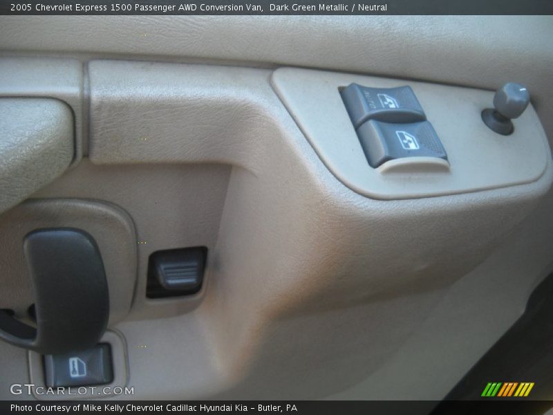 Dark Green Metallic / Neutral 2005 Chevrolet Express 1500 Passenger AWD Conversion Van