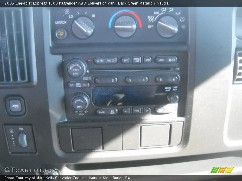 Dark Green Metallic / Neutral 2005 Chevrolet Express 1500 Passenger AWD Conversion Van