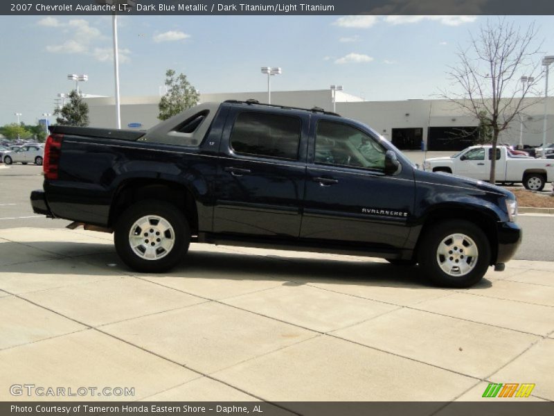 Dark Blue Metallic / Dark Titanium/Light Titanium 2007 Chevrolet Avalanche LT