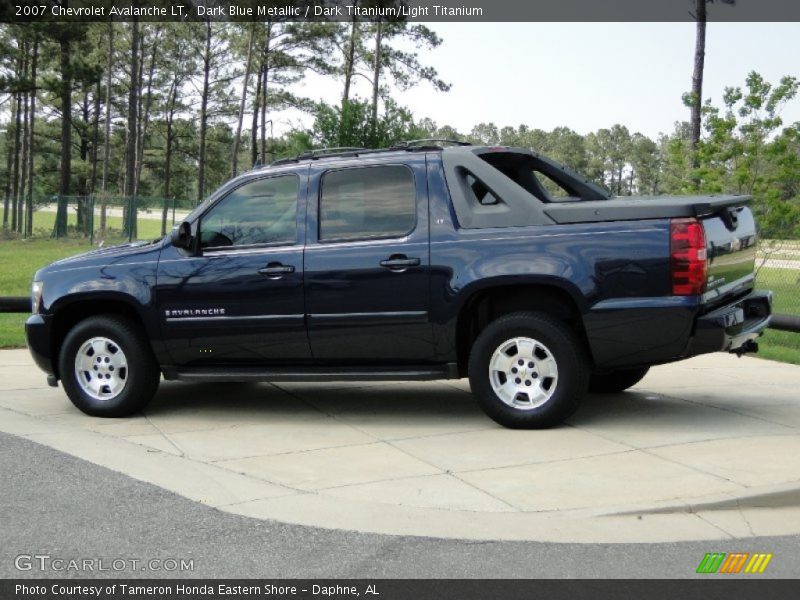 Dark Blue Metallic / Dark Titanium/Light Titanium 2007 Chevrolet Avalanche LT