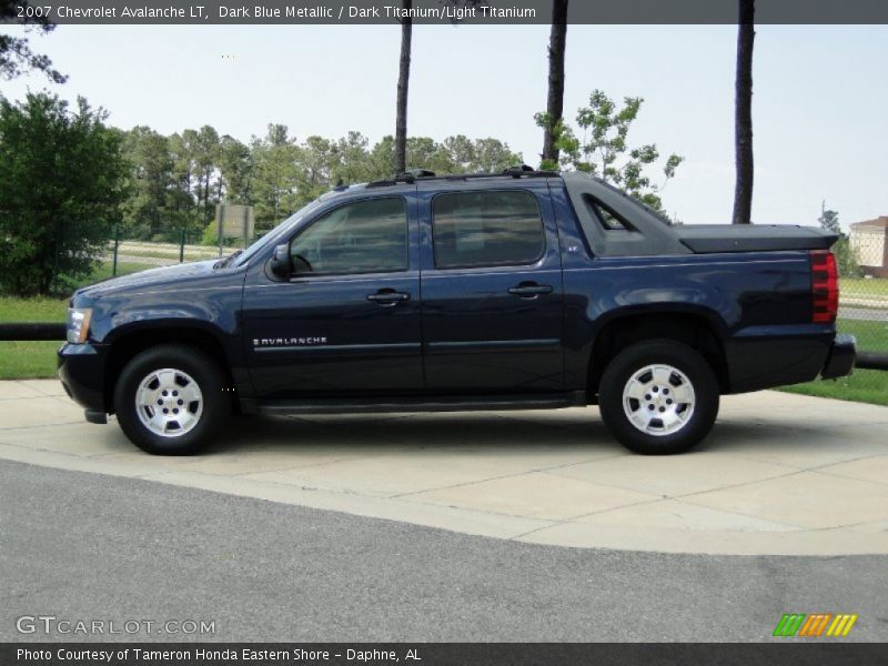 Dark Blue Metallic / Dark Titanium/Light Titanium 2007 Chevrolet Avalanche LT