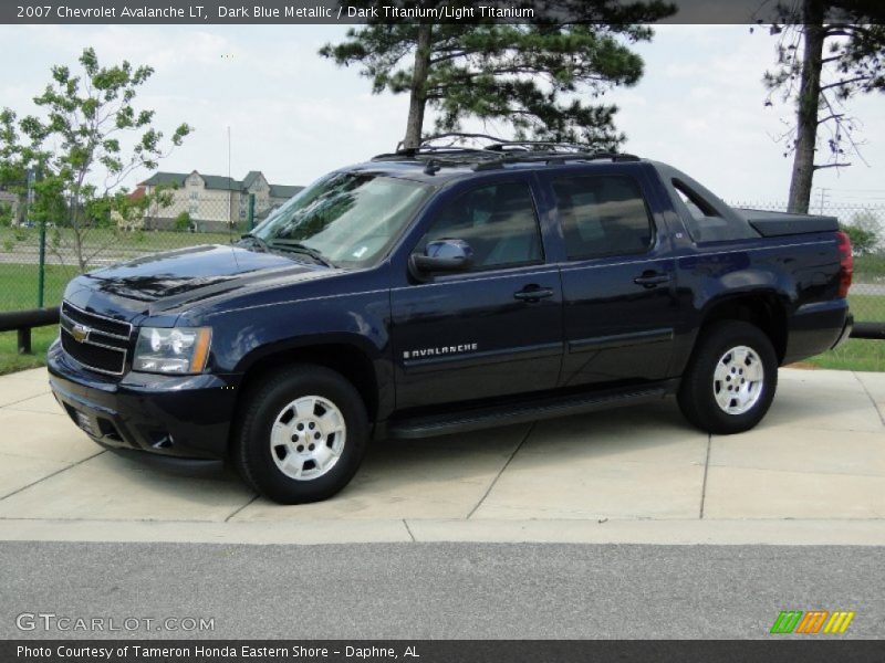 Dark Blue Metallic / Dark Titanium/Light Titanium 2007 Chevrolet Avalanche LT