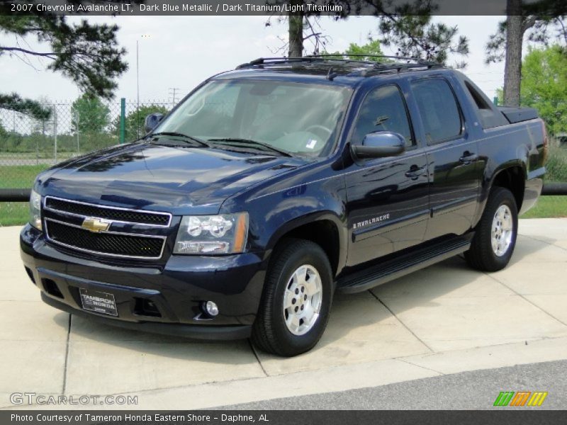 Dark Blue Metallic / Dark Titanium/Light Titanium 2007 Chevrolet Avalanche LT