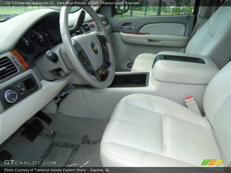 Dark Blue Metallic / Dark Titanium/Light Titanium 2007 Chevrolet Avalanche LT