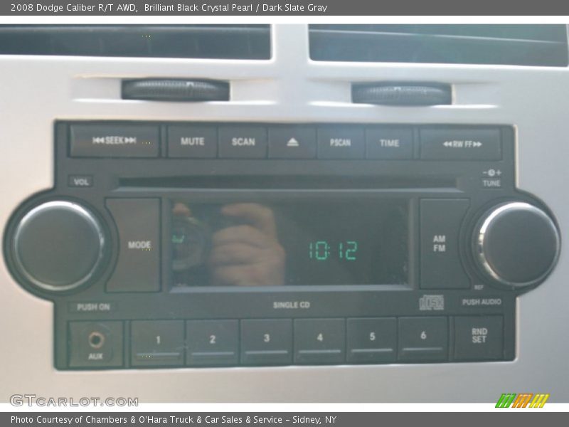 Brilliant Black Crystal Pearl / Dark Slate Gray 2008 Dodge Caliber R/T AWD