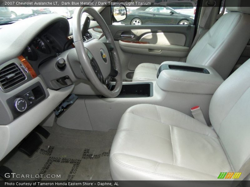 Dark Blue Metallic / Dark Titanium/Light Titanium 2007 Chevrolet Avalanche LT