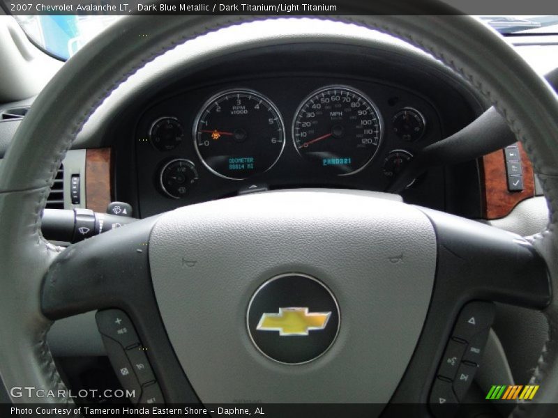 Dark Blue Metallic / Dark Titanium/Light Titanium 2007 Chevrolet Avalanche LT