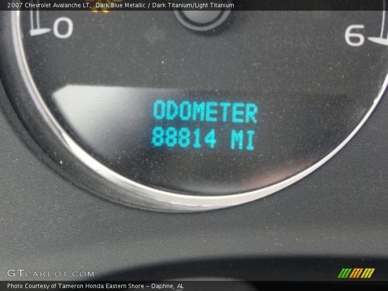 Dark Blue Metallic / Dark Titanium/Light Titanium 2007 Chevrolet Avalanche LT