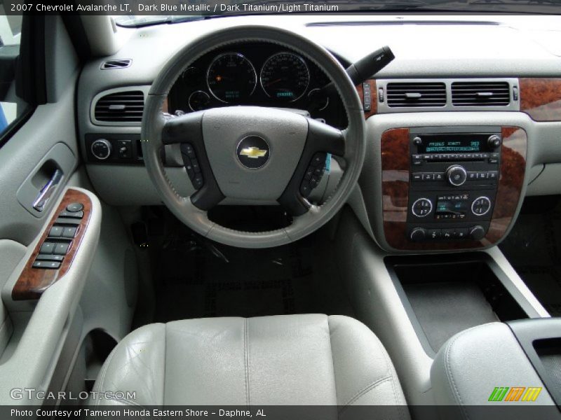 Dark Blue Metallic / Dark Titanium/Light Titanium 2007 Chevrolet Avalanche LT